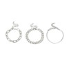 529 SET 3 PIECES SILVER S.STEEL