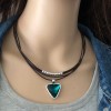 Vintage Power Necklace LOW0018AN Green